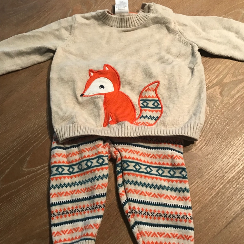 Baby boys sweater outfit